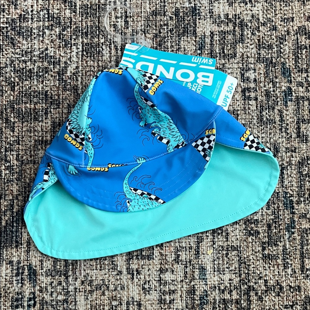 Bonds Swim Aqua and Blue Sun Hat